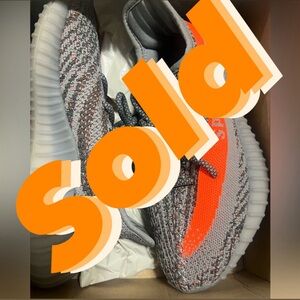 Zebra Yeezy/ Orange